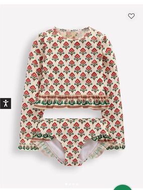 Mini Boden Hem Frill Rash Vest Set 4-5 & 8-9 sold out online